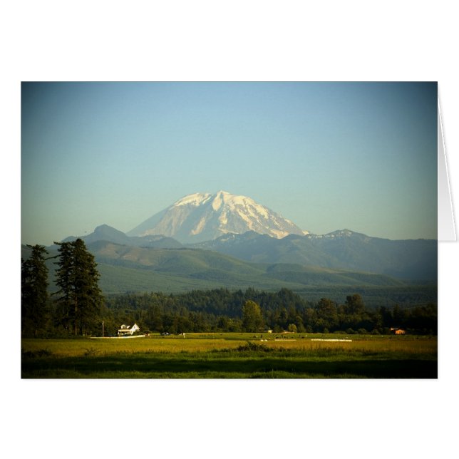 Mount Rainier Card (Front Horizontal)