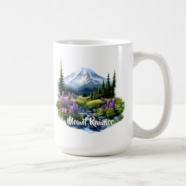 Mount Rainier Coffee Mug (Right)