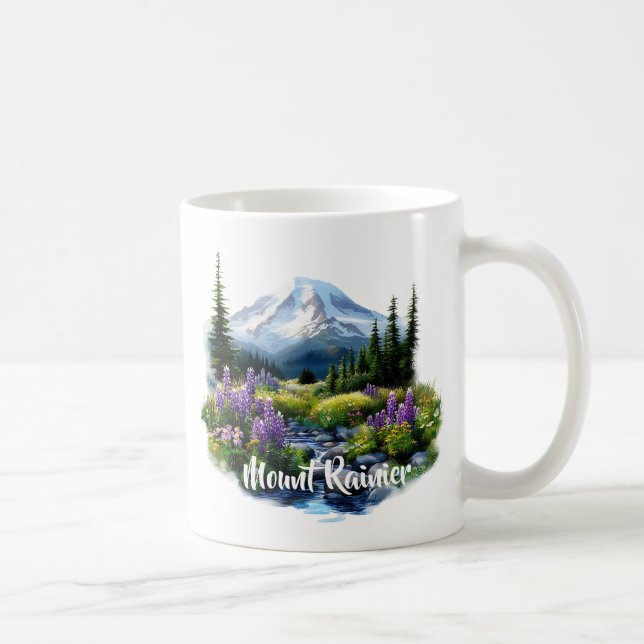 Mount Rainier Coffee Mug (Right)