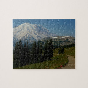 Mount Rainier from the Sourdough Ridge Trail Jigsaw Puzzle