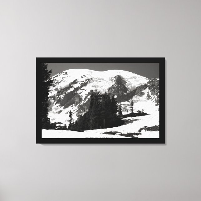 Mount Rainier in June Canvas Print (Front)
