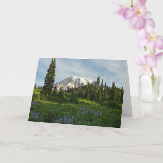 Mount Rainier Morning Light Card