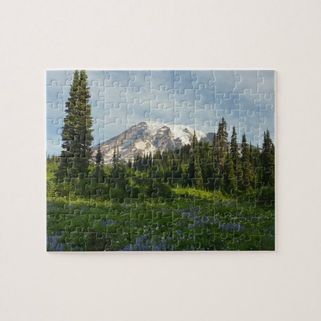 Mount Rainier Morning Light Jigsaw Puzzle (Horizontal)