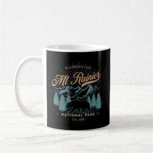 Mount Rainier National Park Bear Coffee Mug