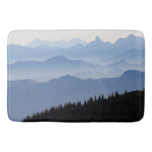 Mount Rainier National Park | Cascade Mountains Bath Mat (Front)