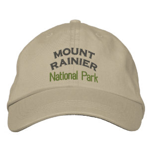 Mount Rainier National Park Embroidered Hat