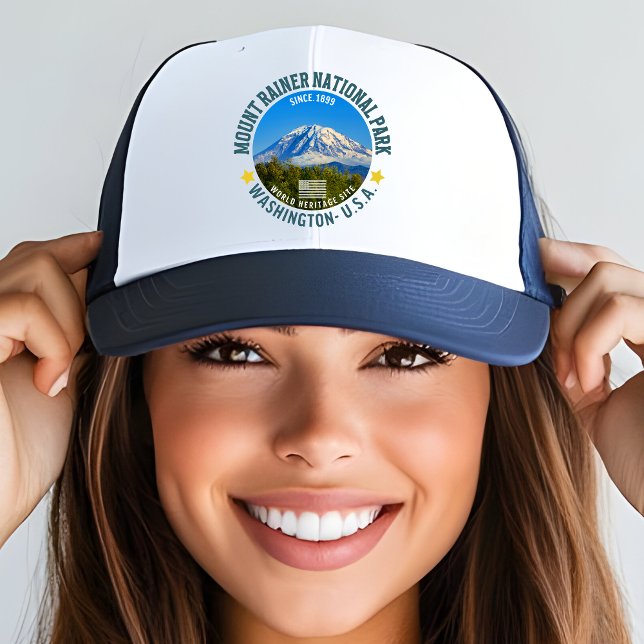 Mount Rainier National Park Hat – Washington (Creator Uploaded)