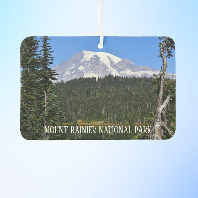 Mount Rainier National Park Landscape Car Air Freshener (In Situ)