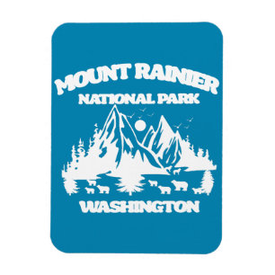 Mount Rainier National Park Magnet