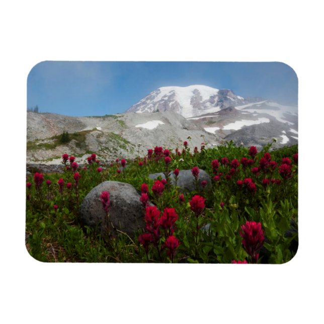 Mount Rainier National Park, Mount Rainier 1 Magnet (Horizontal)