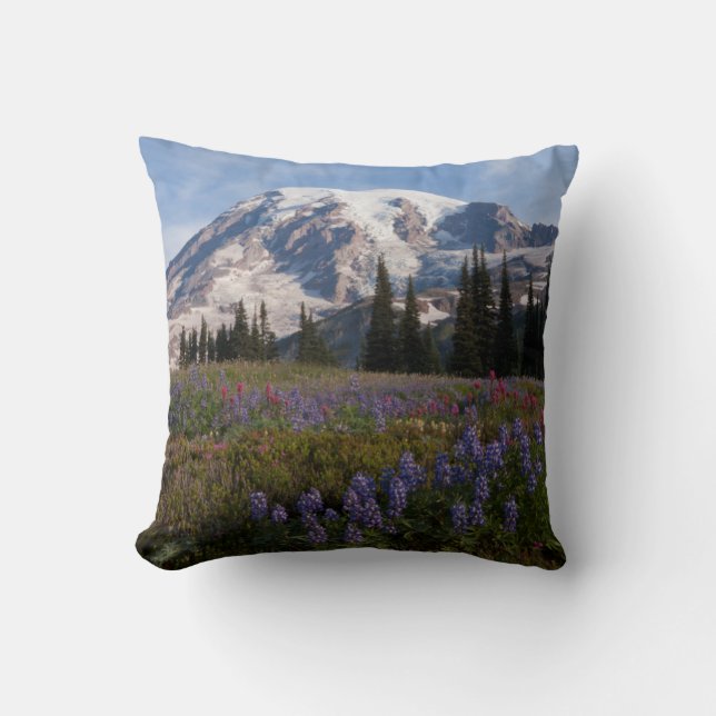 Mount Rainier National Park, Mount Rainier 3 Cushion (Front)