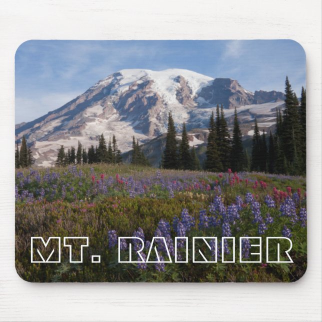 Mount Rainier National Park, Mount Rainier 3 Mouse Pad (Front)