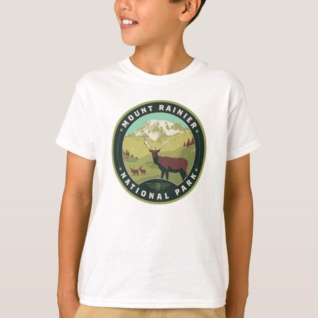 Mount Rainier National Park T-Shirt (Front)