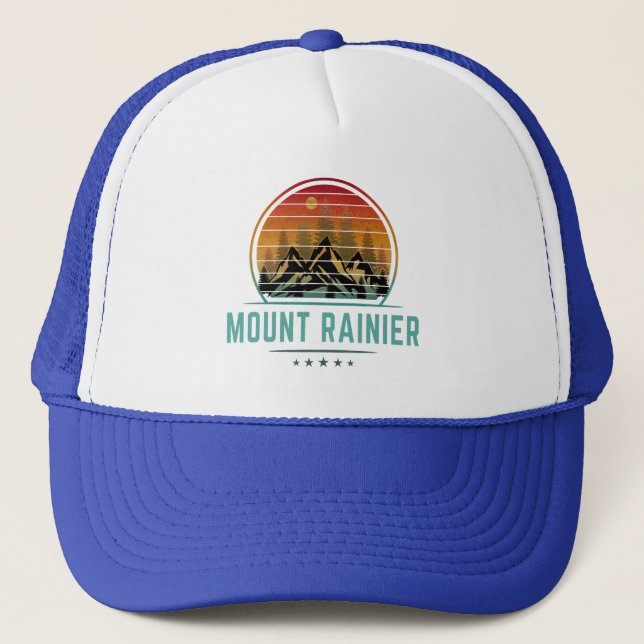 Mount Rainier National Park Trucker Hat (Front)