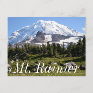 Mount Rainier National Park, WA. Spray Park Postcard