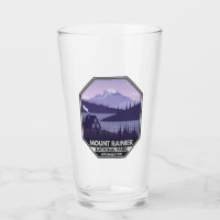 Mount Rainier National Park Washington Cabin Retro