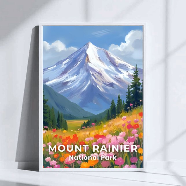 Mount Rainier National Park | Washington Travel Poster (Creator Uploaded)