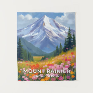 Mount Rainier National Park Washington Travel Tapestry