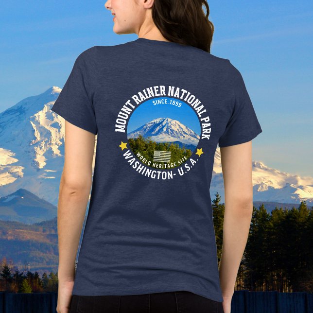 Mount Rainier National Park – Washington Tri-Blend Shirt (Creator Uploaded)