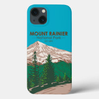 Mount Rainier National Park Washington Vintage