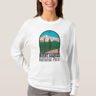 Mount Rainier National Park Washington Vintage T-S T-Shirt