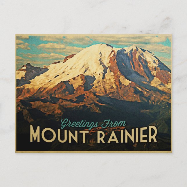 Mount Rainier Postcard (Front)