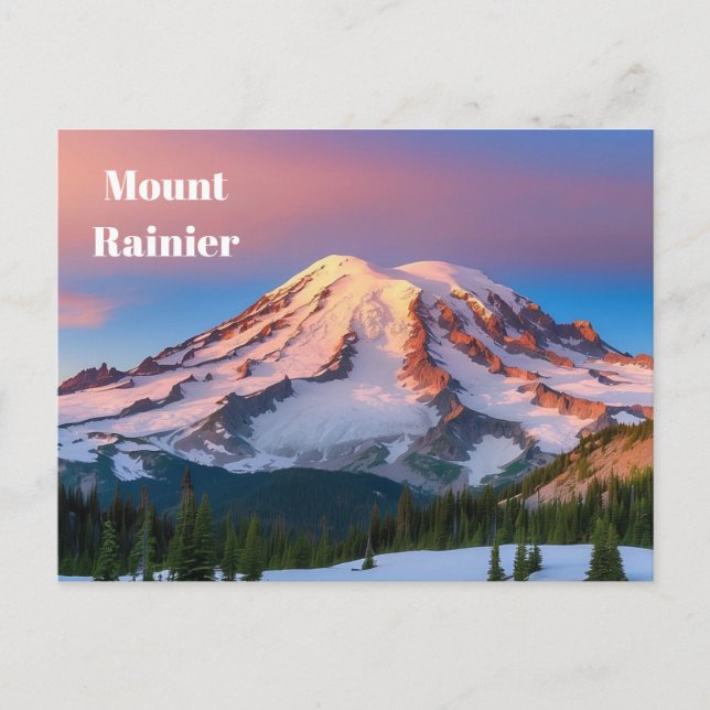 Mount Rainier Postcard (Front)