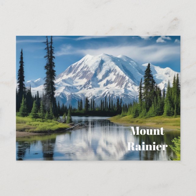 Mount Rainier Postcard (Front)