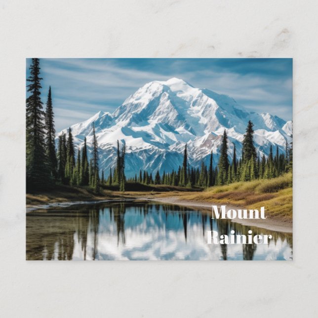 Mount Rainier Postcard (Front)
