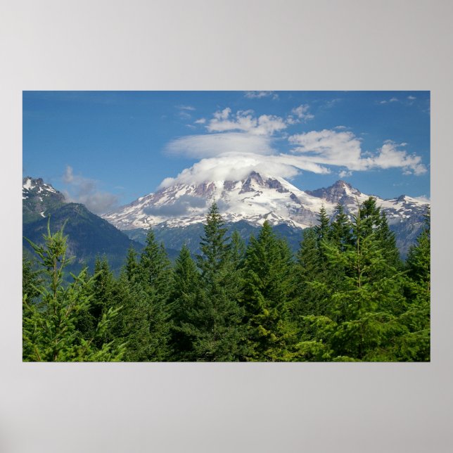 Mount Rainier Poster (Front)