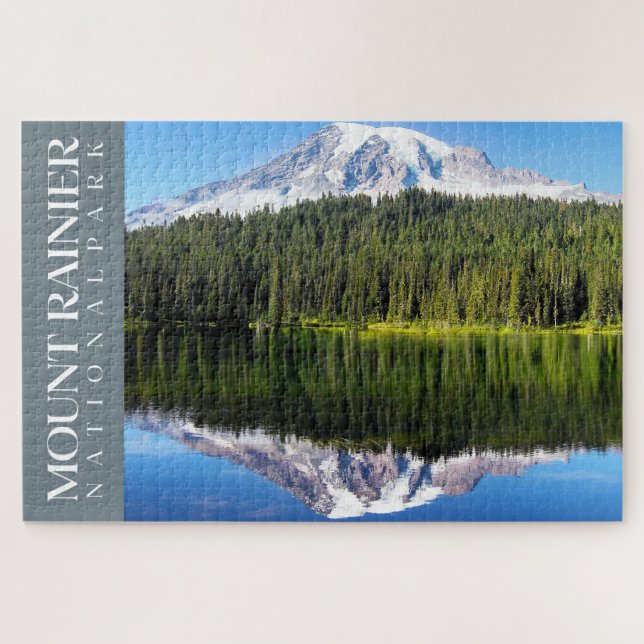 Mount Rainier Puzzle, National Park Jigsaw Puzzle (Horizontal)