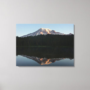 Mount Rainier Reflected Sunrise I Canvas Print