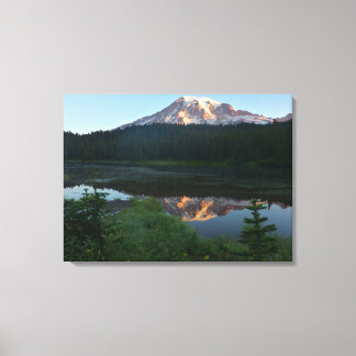 Mount Rainier Reflected Sunrise II Canvas Print