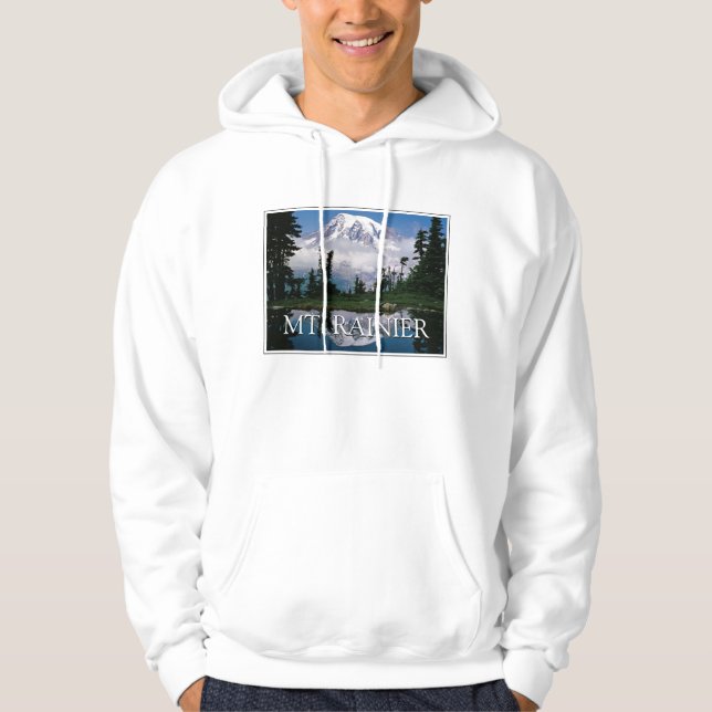 Mount Rainier | Reflection in a Mountain Pond Hoodie (Front)