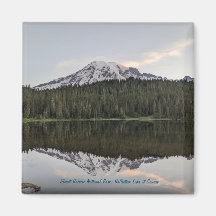 Mount Rainier: Reflection Lake at Sunrise Magnet