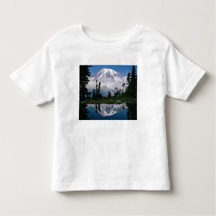 Mount Rainier relected in a mountain tarn Toddler T-Shirt