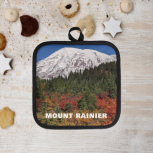 Mount Rainier Scenic Landscape Pot Holder