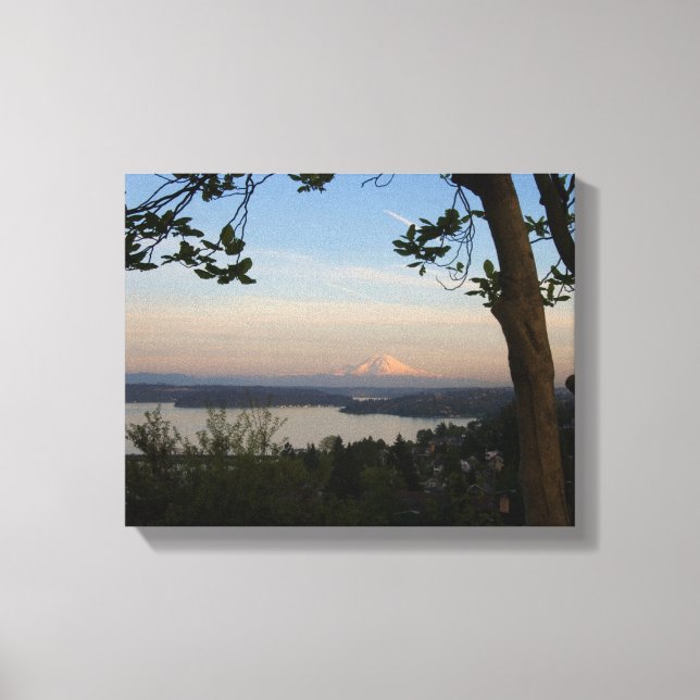 Mount Rainier Vista Canvas Print (Front)