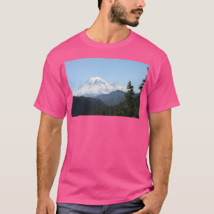 Mount Rainier Washington Baseball Sleeve T-Shirt