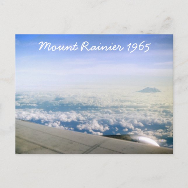 Mount Rainier Washington Postcard (Front)