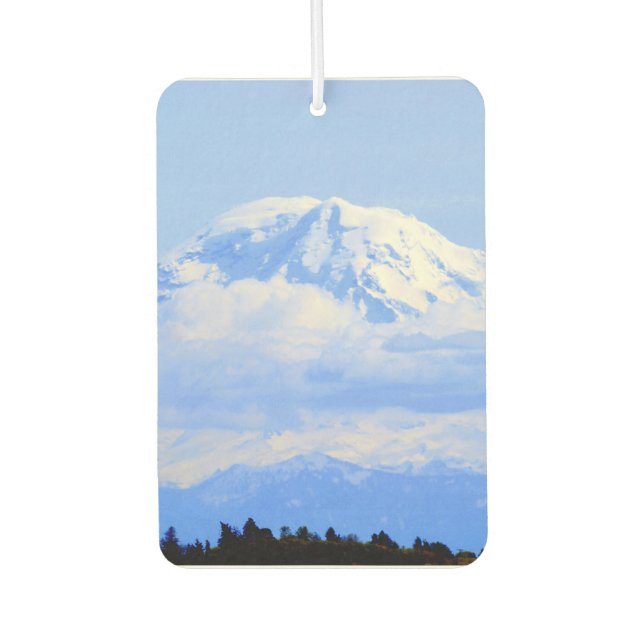 Mount Ranier Car Air Freshener (Front)