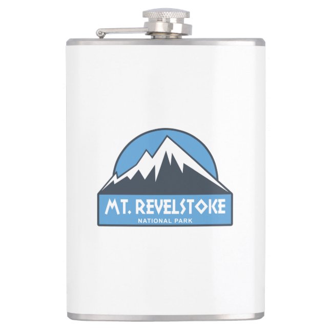 Mount Revelstoke National Park Hip Flask (Front)