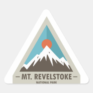 Mount Revelstoke National Park Triangle Sticker