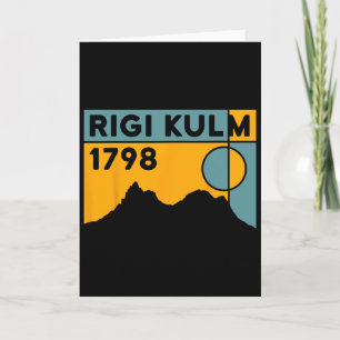 Mount Rigi Kulm Lake Lucerne Biking Hiking Skiing Card