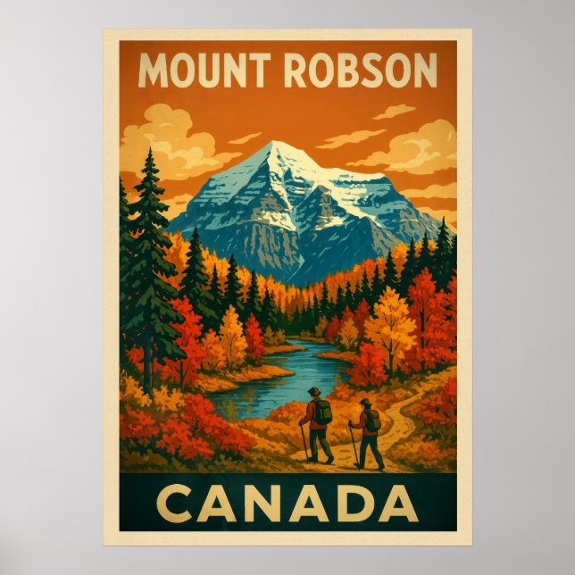 Mount Robson Canada V04 Poster (Front)