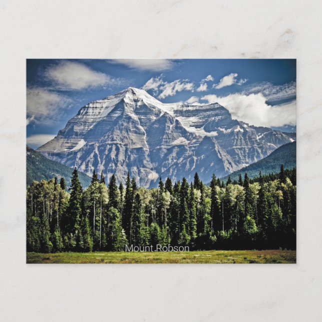 Mount Robson, Canadian Rockies, Postcard (Front)