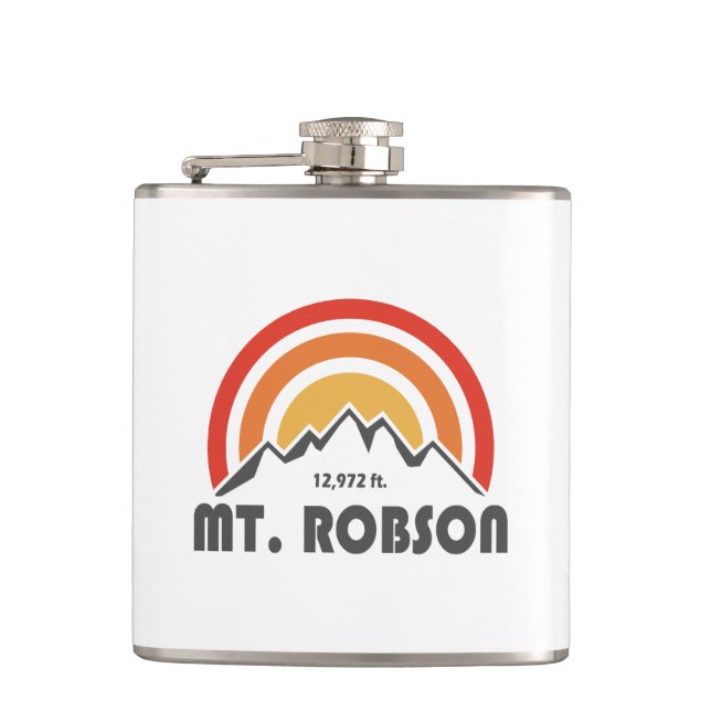 Mount Robson Hip Flask (Front)