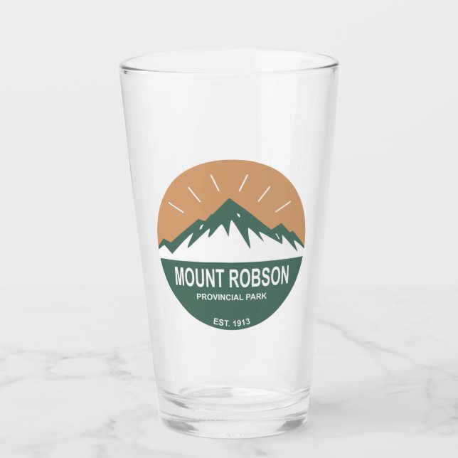 Mount Robson Provincial Park Glass (Front)