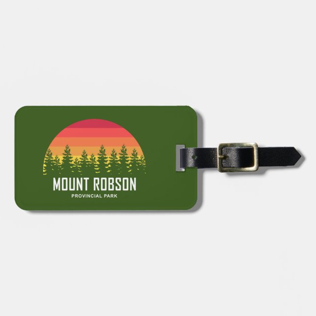 Mount Robson Provincial Park Luggage Tag (Front Horizontal)