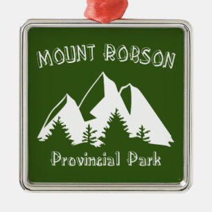 Mount Robson Provincial Park Metal Tree Decoration
